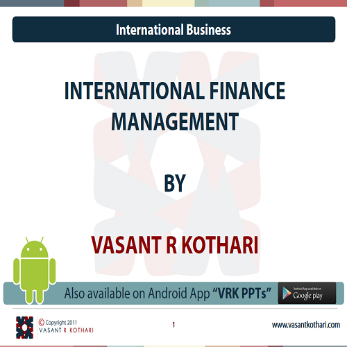 05InternationalFinanceManagement